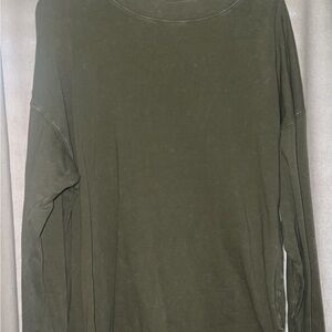 Easel Olive Green Women's Oversized Sweatshirt